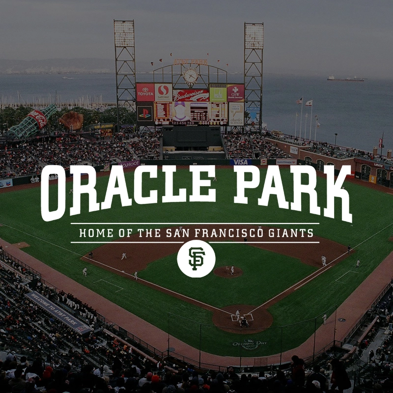 photo of oracle park with logo