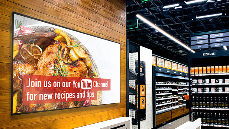Grocery Store Digital Sign